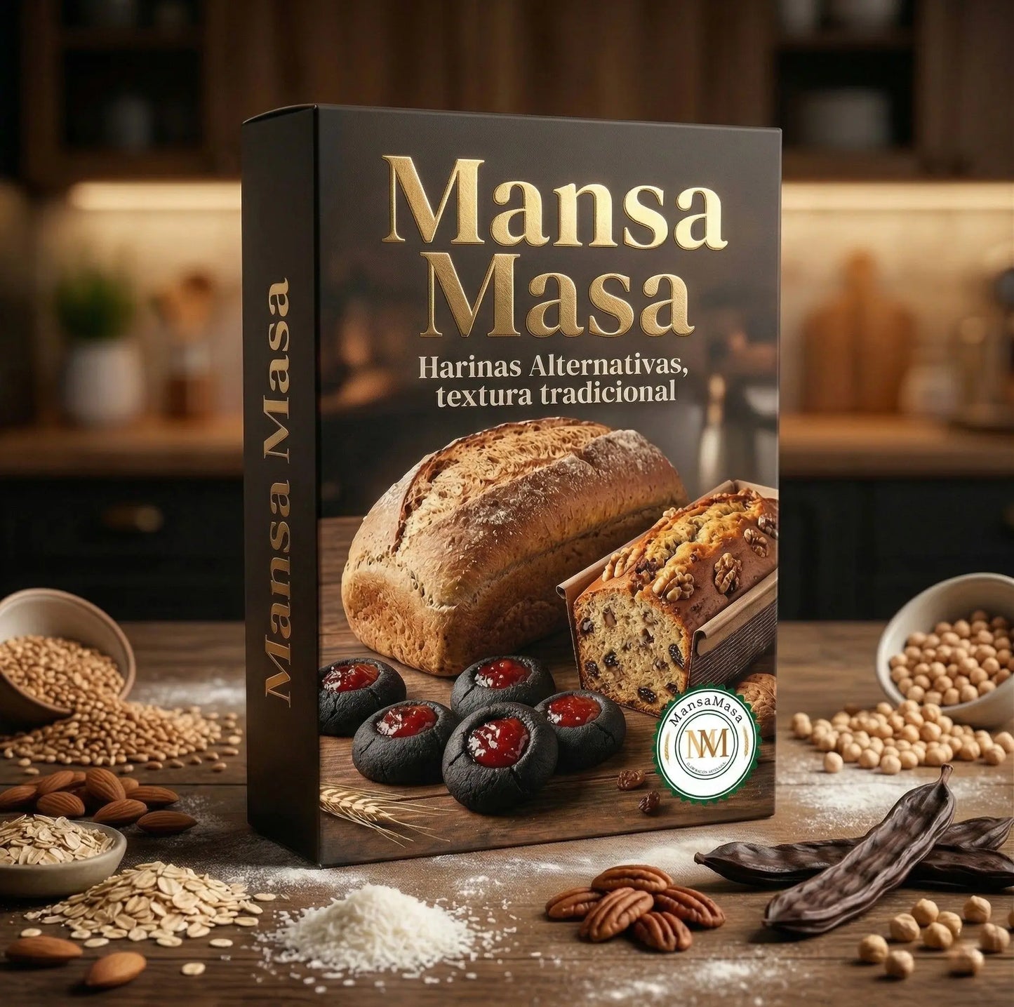 Método Mansa Masa - Harinas Alternativas (Recetario + 4 Bonus)