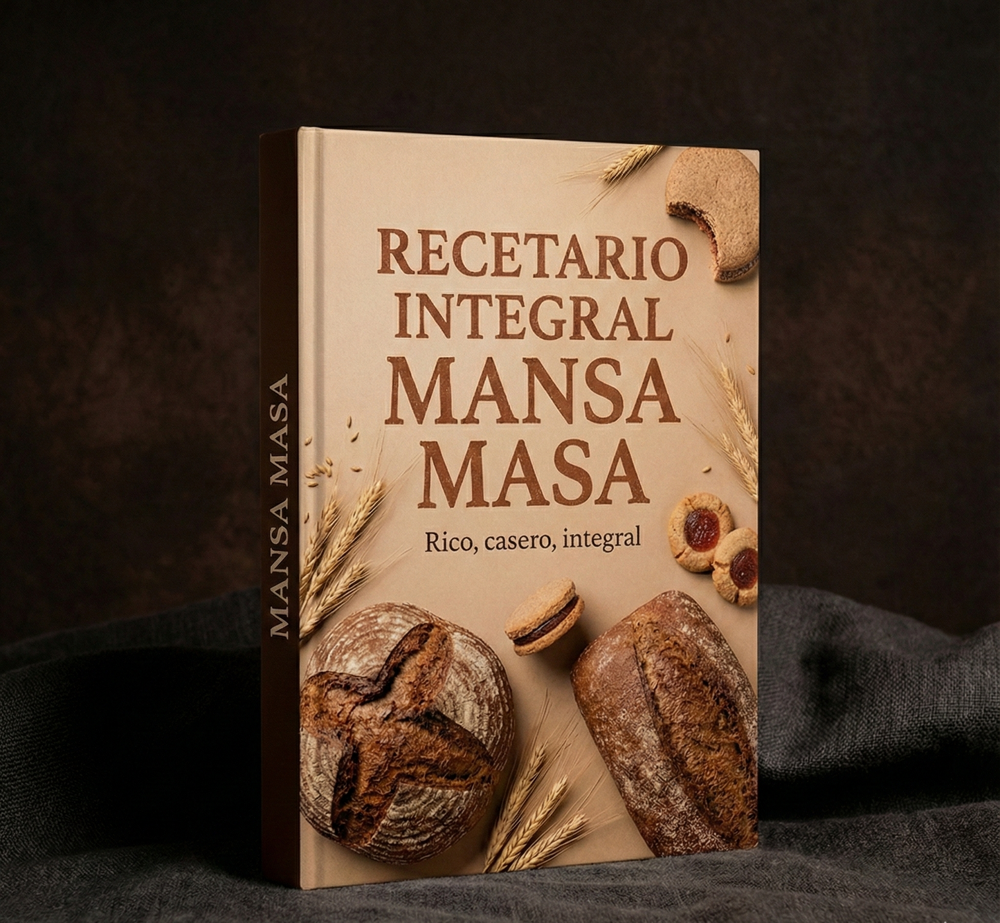 Recetario Mansa Masa: Rico, casero e Integral.