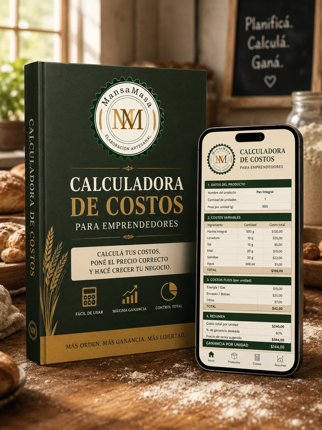 Calculadora de costos